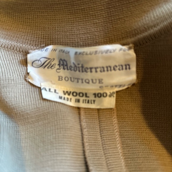 NWOT? Vintage Italian Wool Coat Handmade for “The Mediterranean” in Seattle - Picture 14 of 14